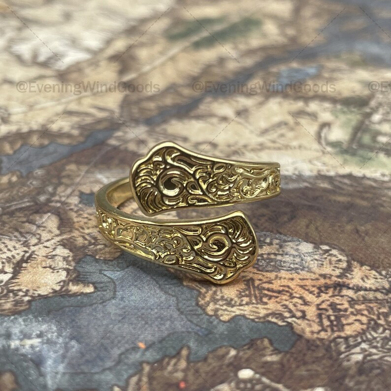 Dark Souls Inspired Ring Reversal Ring Solid Brass Fully Etsy