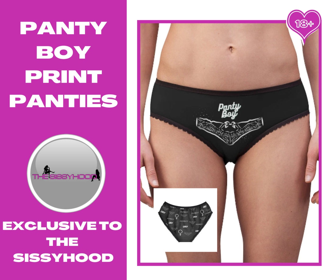 Panty Boy Print Womens Briefs image