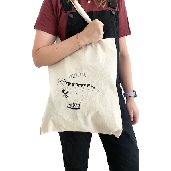 Baumwolltasche Vino Dino