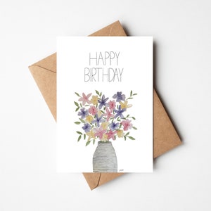 Happy Birthday Blumen