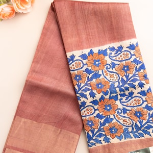 Classic Prints - Beautiful Tussar Silk Saree