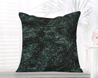 Couch pillow cover, both functional and decorative. Uniquely designed with one of a kind print.