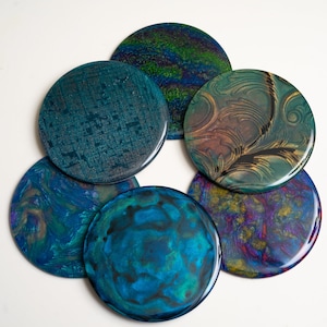 unique handmade colorful epoxy resin coasters setunique colorful coasters set