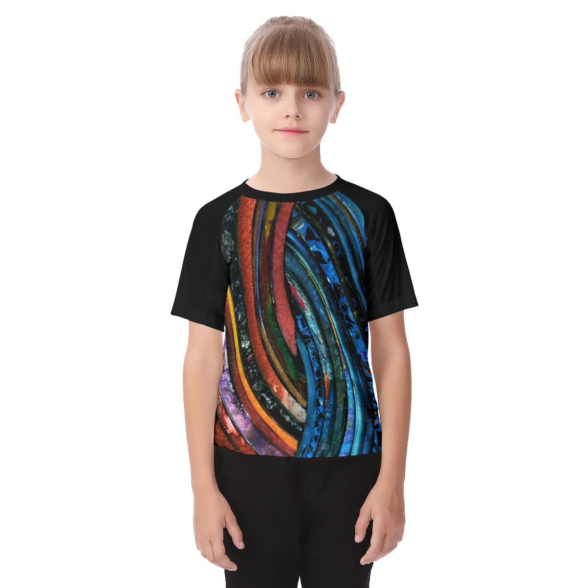 Your kid will love this short sleeved t-shirt with a cool and fun design, printed with a pattern unlike any other.