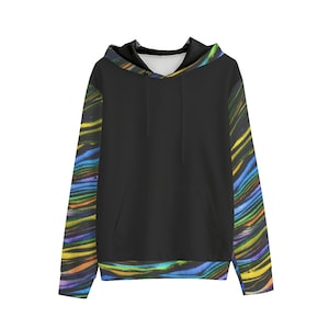 Cool and colorful mens pullover hoodie.
