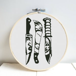 Weapons of maniacs 2 Cross Stitch Pattern DMC Needlepoint Embroidery Chart Printable PDF Instant Download