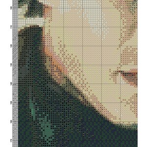Sherlock Benedict Cumberbatch Cross Stitch Pattern Chart Two - Etsy