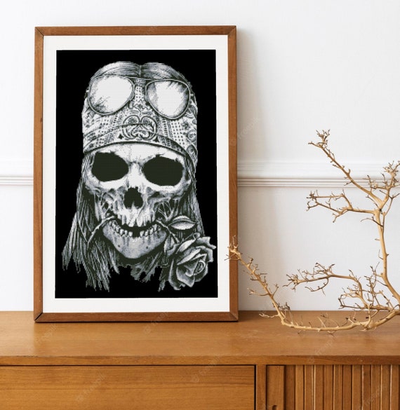 Skull on book アクリル原画 Skull on book アクリル原画