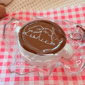 Coffee Cup Taba Squishy Toy Keychain | Soft Slow Rising Silicone Squishy | Kawaii Food Squishy | Gift Ideas