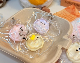 Mini portachiavi squishy a forma di dessert Taba di Rilakkuma Sumikko Gurashi | Squishy in silicone morbido a lenta risalita | Squishy a forma di cibo Kawaii | Idee regalo