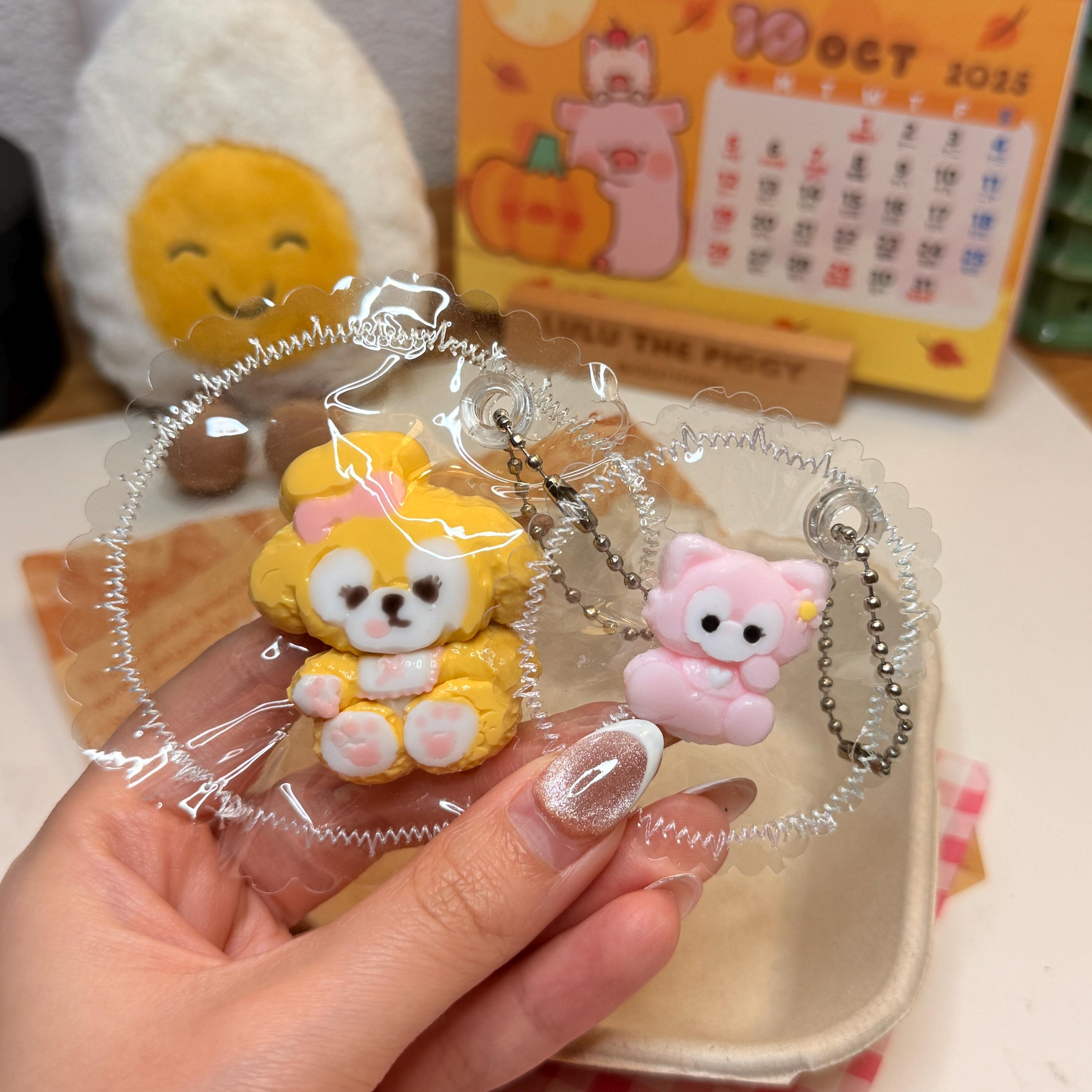 ミニフードペストリー タバ スクイーズ おもちゃ キーチェーン