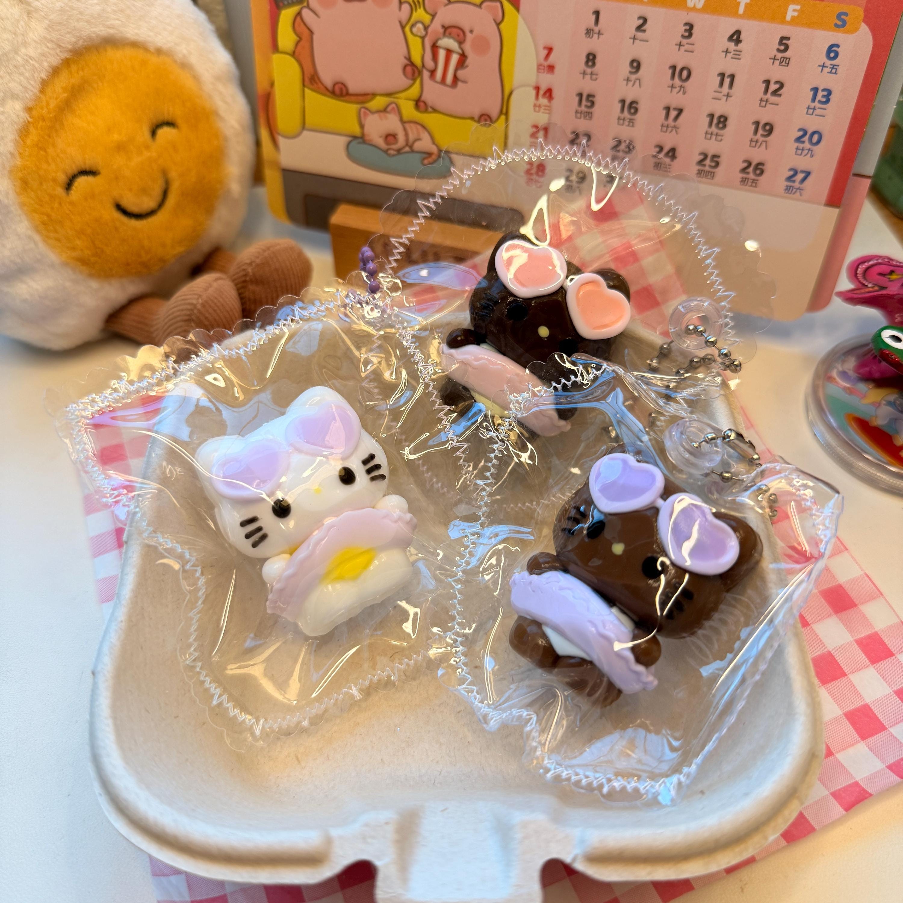 ミニハワイキティタバスクイーズキーホルダー | 柔らかくゆっくり