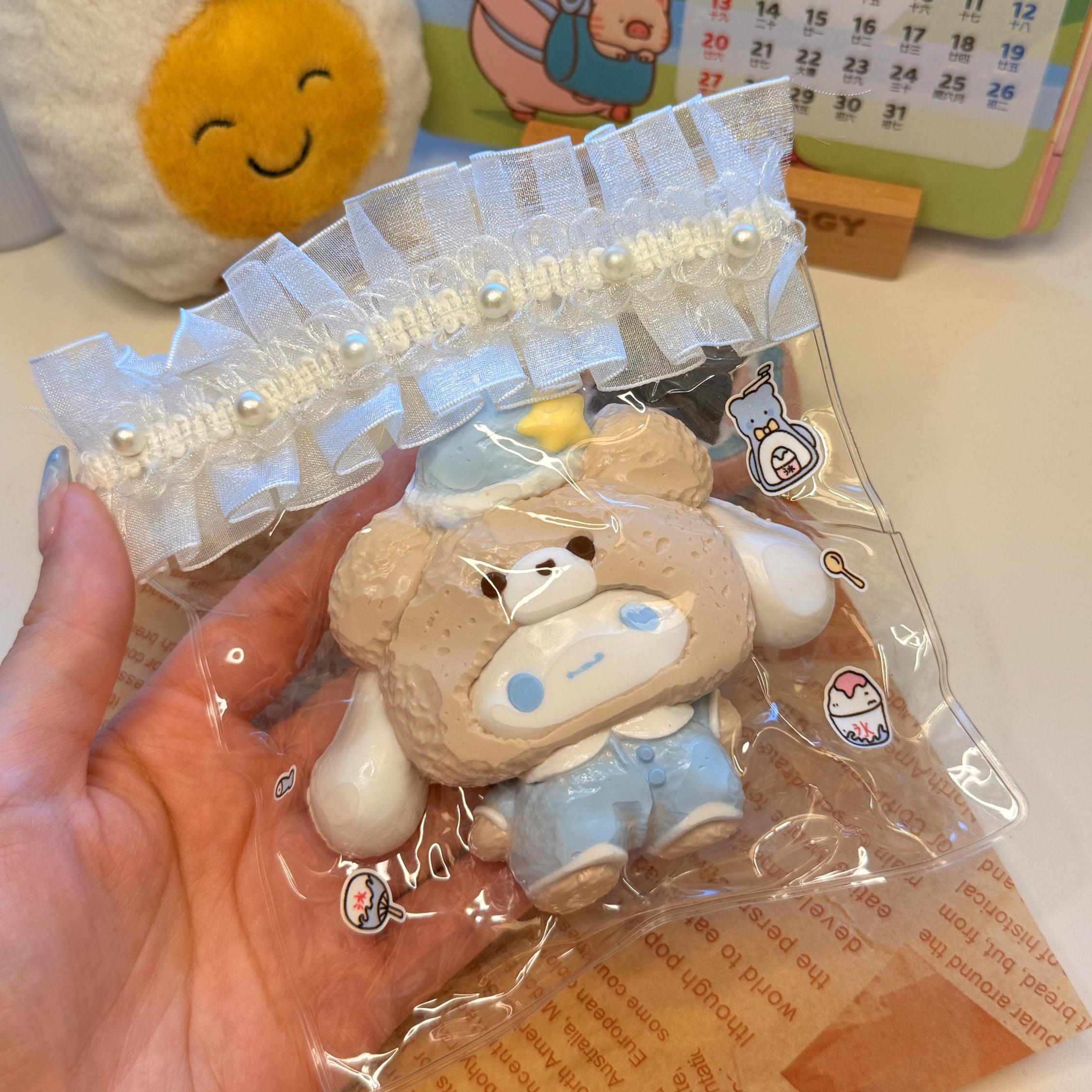 シナモンロールシリーズ タバ スクイーズ おもちゃ キーチェーン