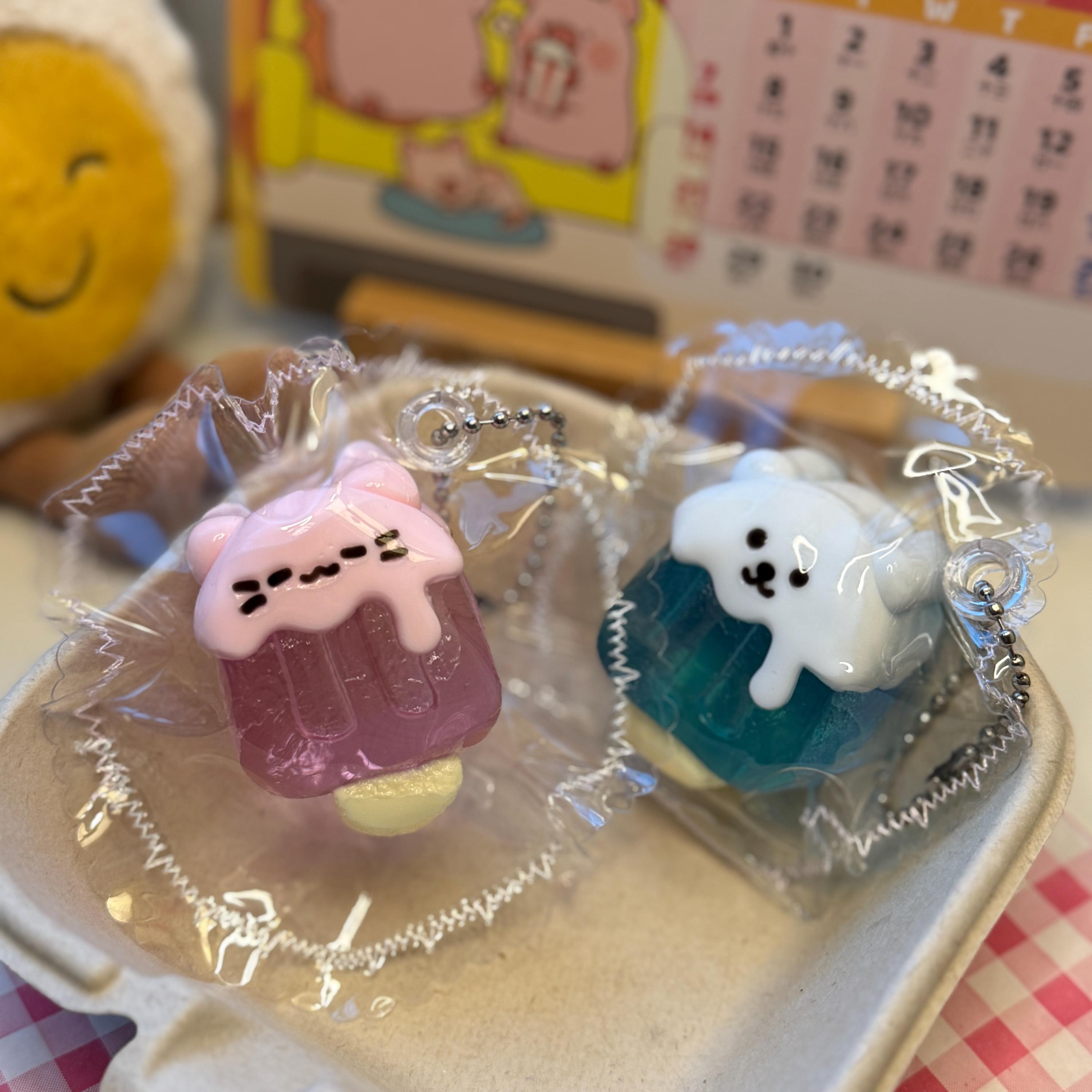 ミニフードデザート タバ スクイーズ おもちゃ キーチェーン 