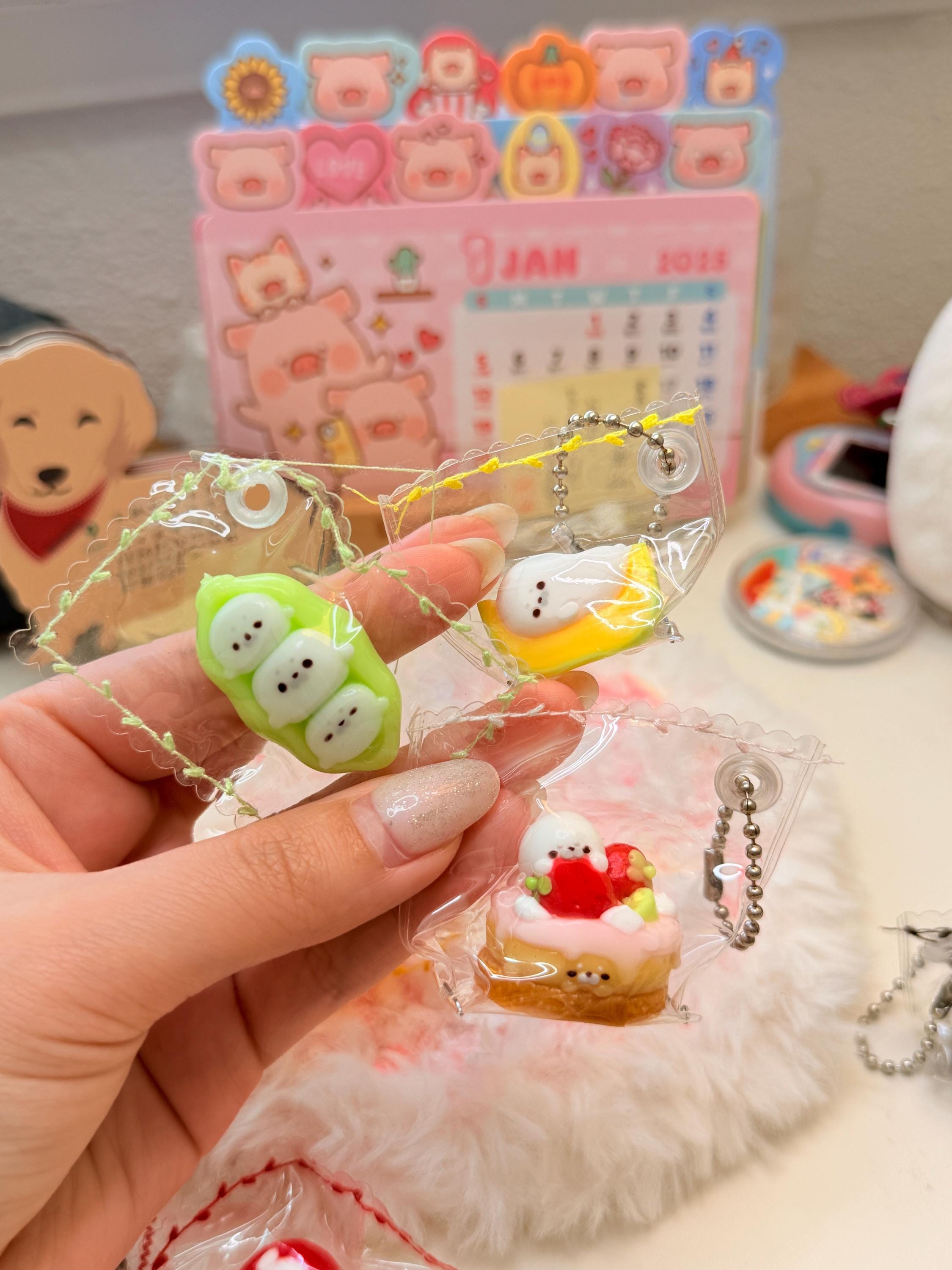 Squishy keychains - Etsy 日本