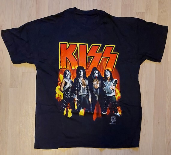 ミュージシャン KISS ALIVE WORLDWIDE TOUR TEE 1996-1997 Vintage Kiss T Shirt Alive Worldwide 96 97 Jacksonville