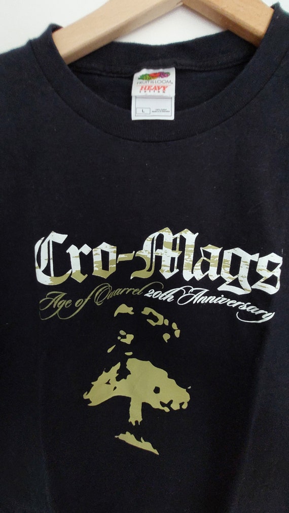 Cro-mags Age of Quarrel Hardcore Punk Vintage Shirt Size L - Etsy