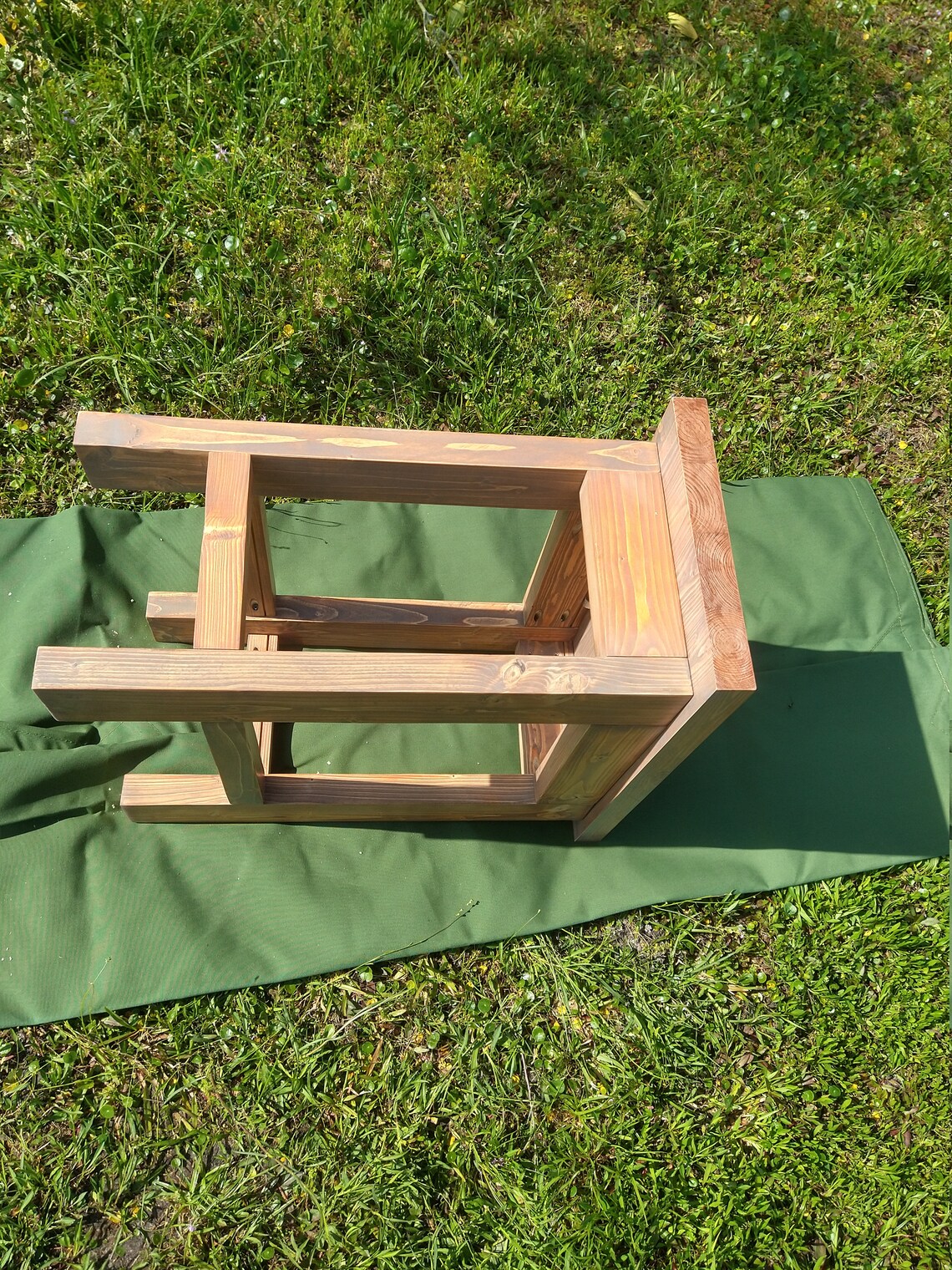 The Old Tiger End/entryway Table W/square Leg and Gloss Finish Etsy