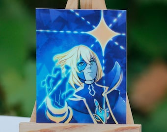 Dainsleif Glow in the Dark Sticker - Genshin Impact art - Waterproof Vinyl