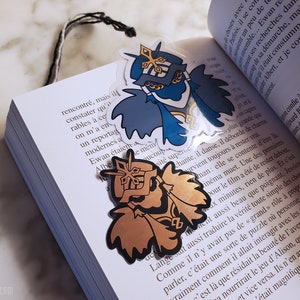 Lot Sticker et Marque-Page Fatui Harbinger Capitano