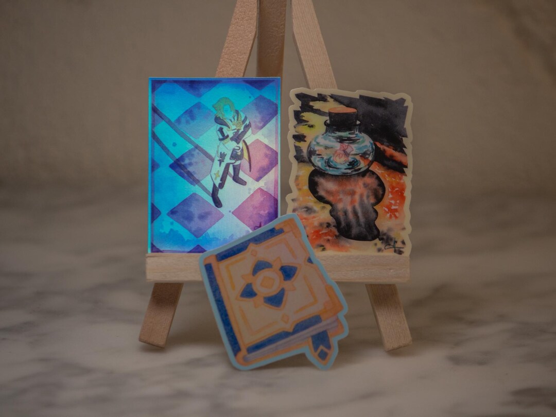Mini Sticker Trio Albedo Genshin Impact - Etsy Canada