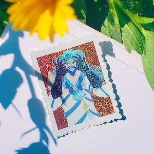 Glittering Dottore Sticker, Glossy Waterproof Finish | Waterproof Sticker | Fatui Harbinger Sticker