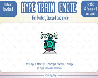 Hype train emote for twitch