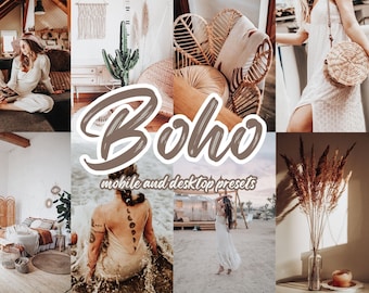 Boho Lightroom Presets | Beige Photo Filters (DNG + XMP)