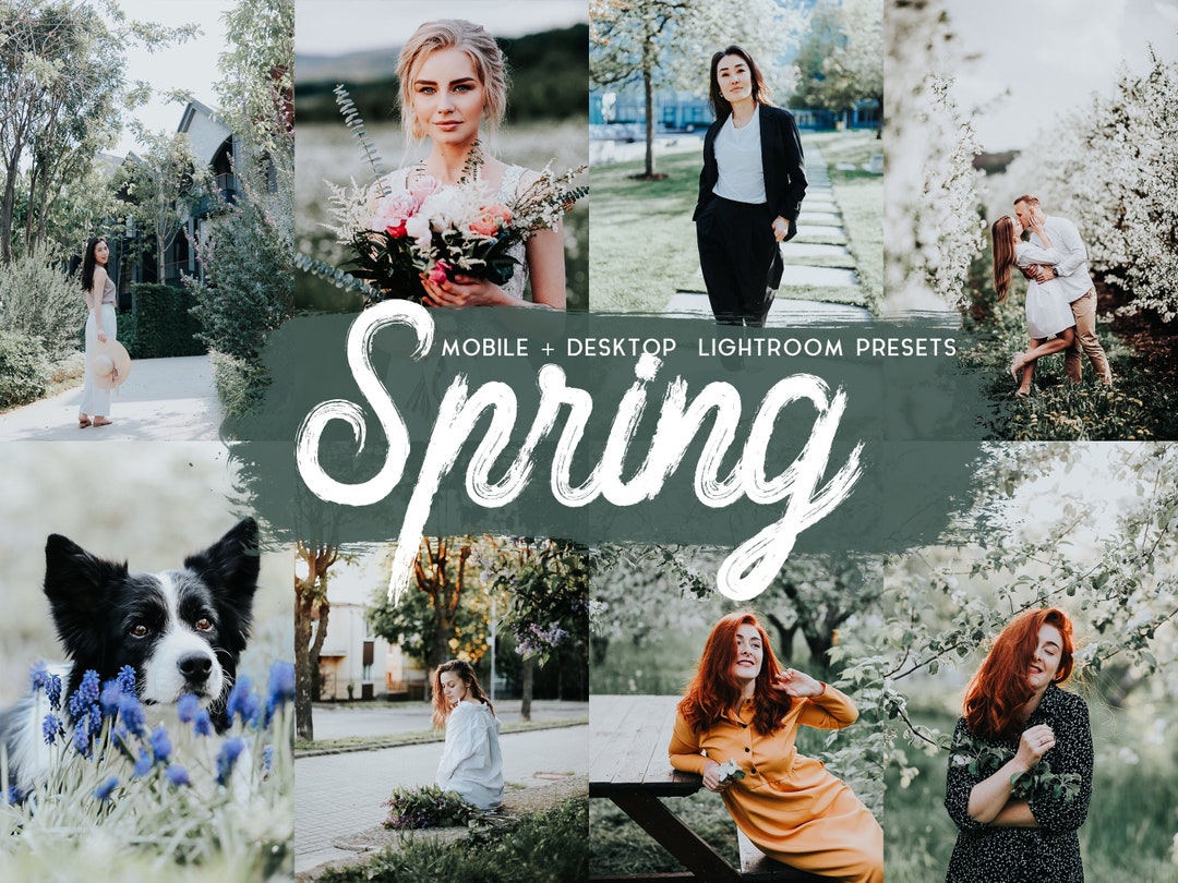 Spring Lightroom Presets | Mobile & Desktop Filters (DNG + XMP Presets ...