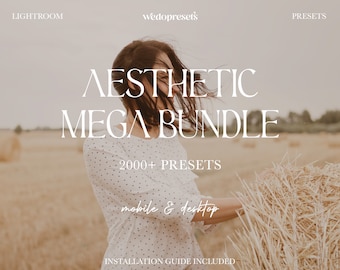 2000+ Lightroom Presets MEGA Bundle | Mobile & Desktop, Photo Filters (XMP DNG)