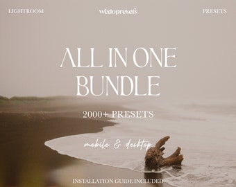 2000+ MEGA Lightroom Presets Bundle | Mobile and Desktop | Adobe Lightroom | Instagram Blogger | Photo Edit Filters | Free Updates | XMP DNG