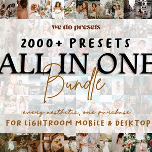 2000+ MEGA Lightroom Presets Bundle | Mobile and Desktop | Adobe Lightroom | Instagram Blogger | Photo Edit Filters | Free Updates | XMP DNG