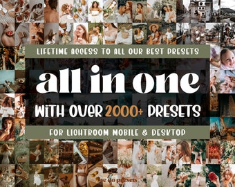 2000+ MEGA Lightroom Presets Bundle | Mobile and Desktop | Adobe Lightroom | Instagram Blogger | Photo Edit Filters | Free Updates | XMP DNG