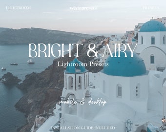 Helle, luftige Lightroom Presets | Mobile & Desktop Filter (DNG + XMP)