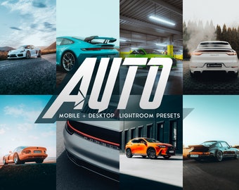 15 Automotive Lightroom Presets | Mobile & Desktop | Minimal Filters | Fashion Blogger Presets | Instagram Aesthetic | DNG + XMP Presets