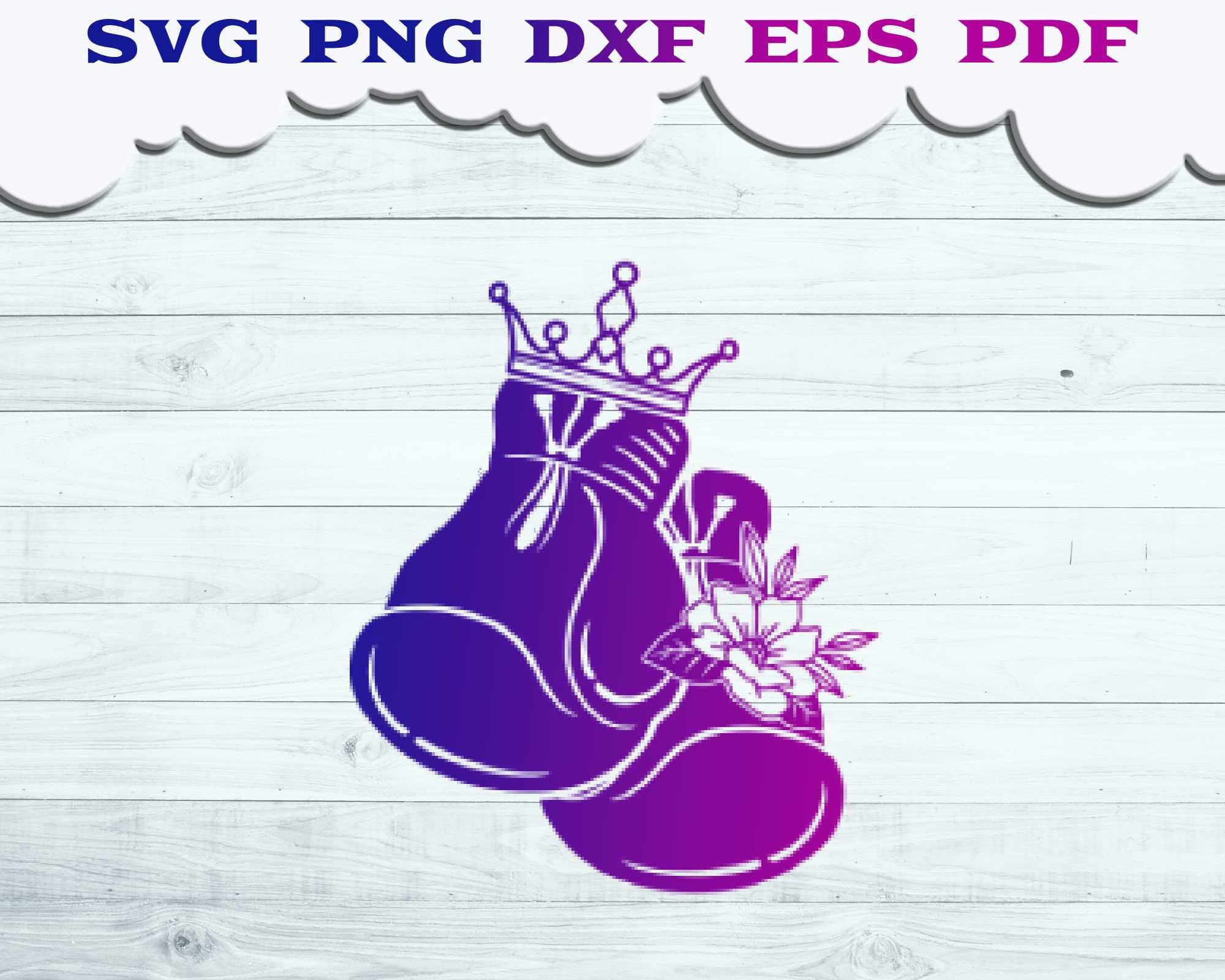 Sugar Skull Rose Floral Print Pattern Boxing Gloves