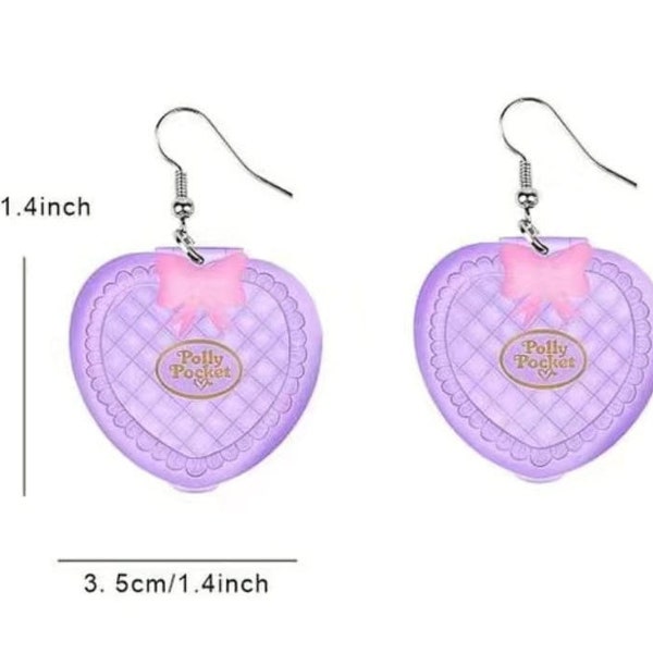 Polly Pocket Dangle Earrings