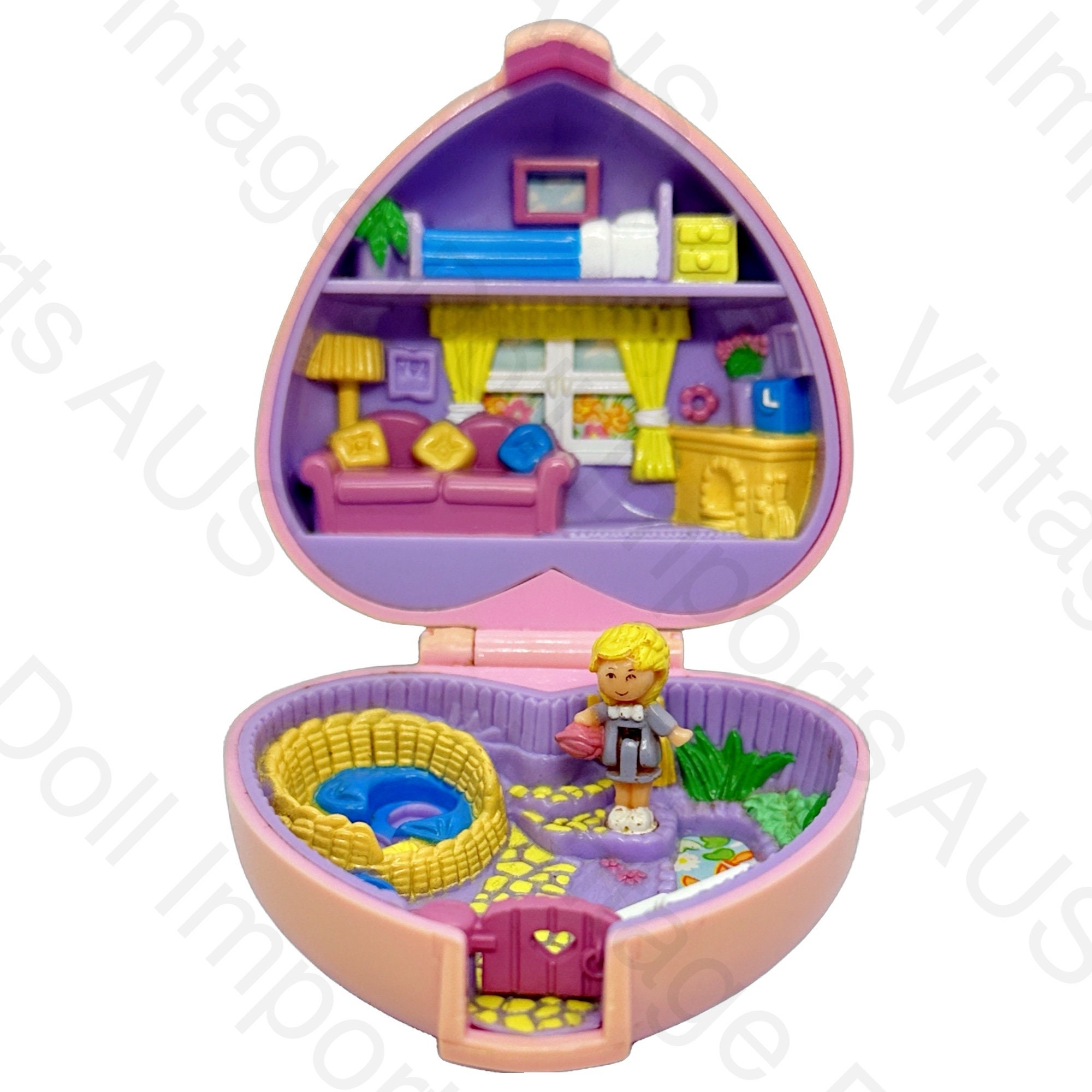 1993 Polly Pocket Kozy Kitties Compact - Etsy Motiv 