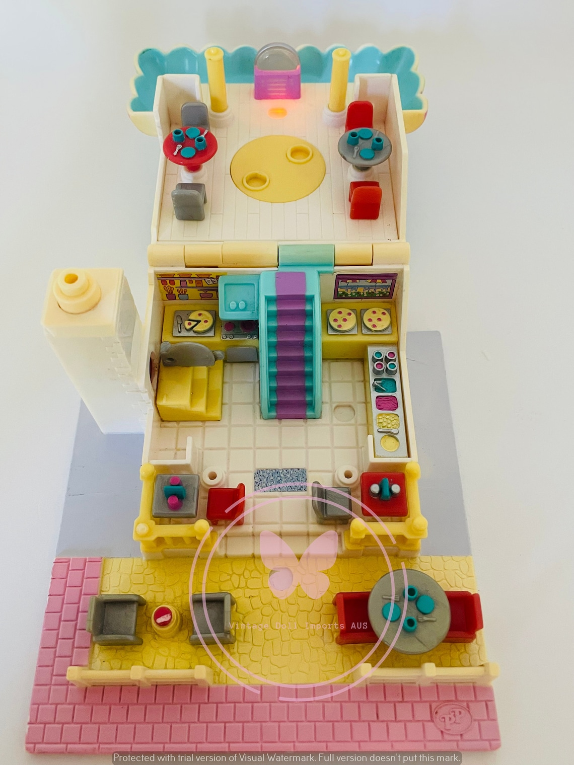 1993 POLLY POCKET BLUEBIRD Pizzeria POLLYVILLE PIZZA PLACE + 1