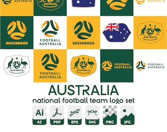 Australia National Soccer Team Logos, Football Australia, Socceroos Logo, Jersey Crest Logo Vector Ai Jpg Png Pdf Eps Svg