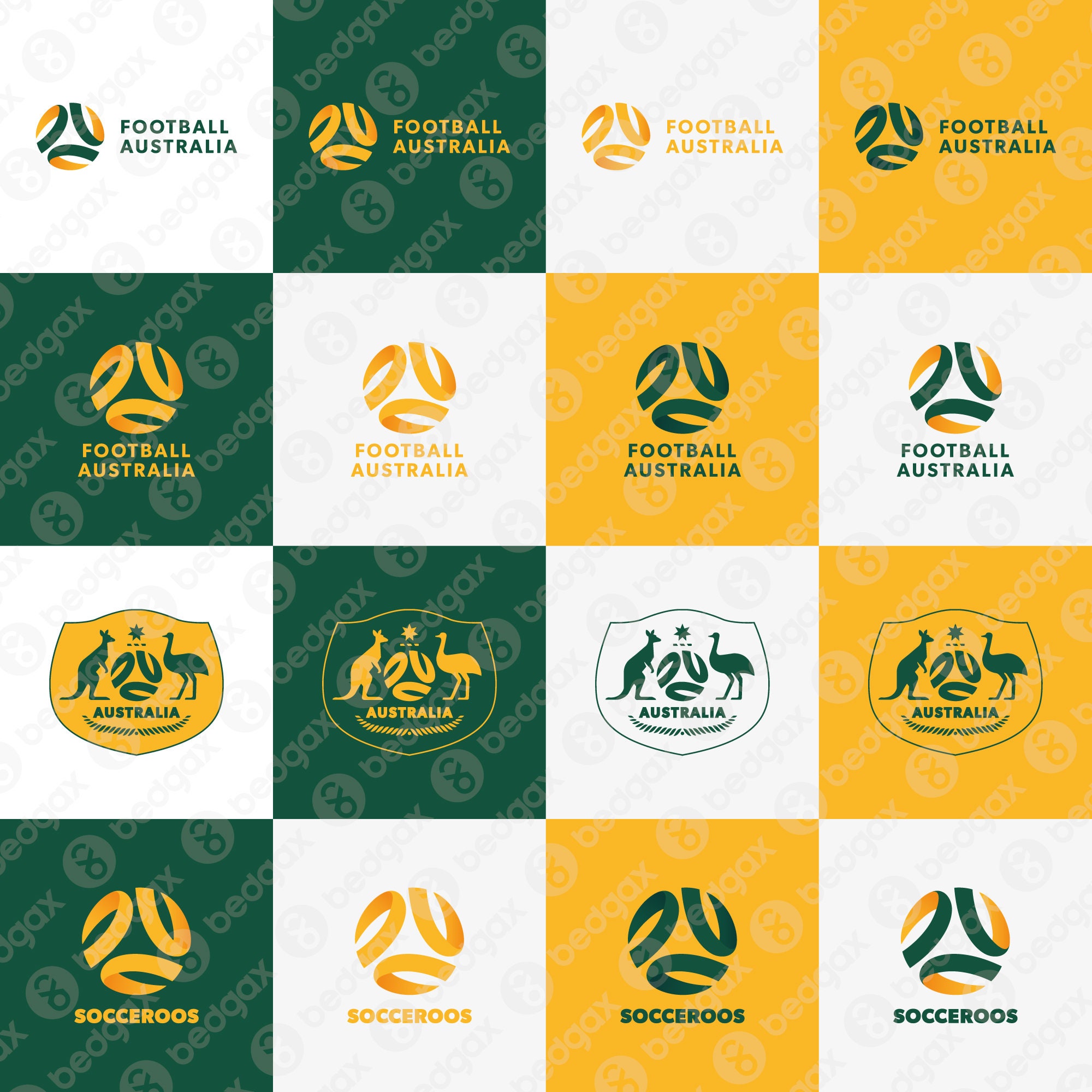 Australia National Soccer Team Logos, Football Australia, Socceroos