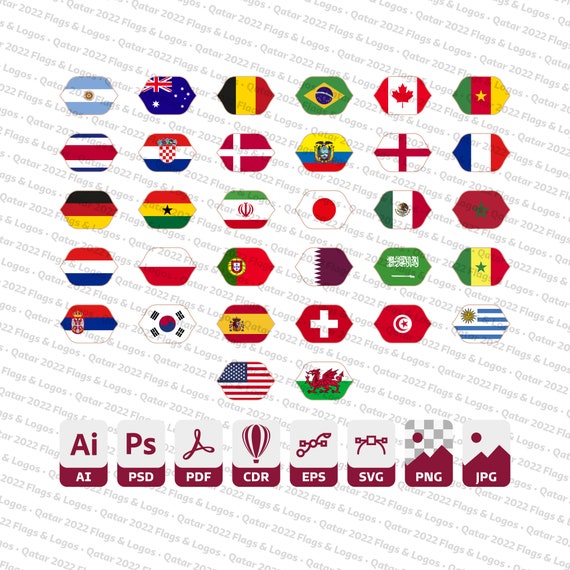 World Cup Soccer Team Logos