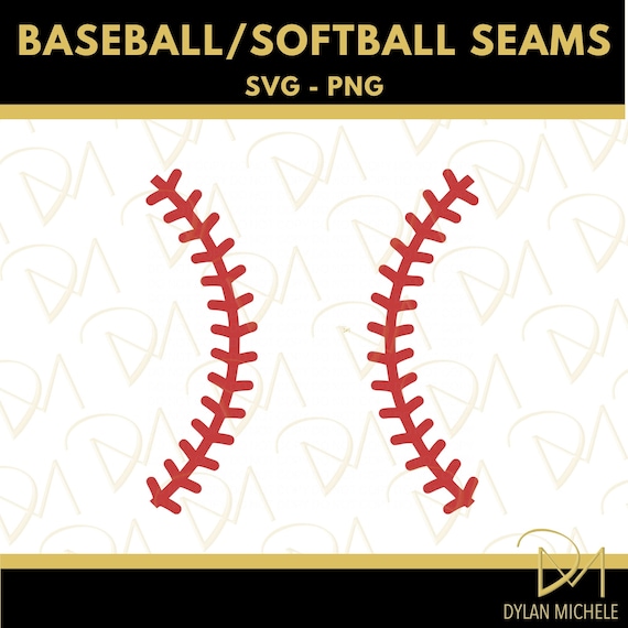 Baseball Softball Seams SVG - Etsy