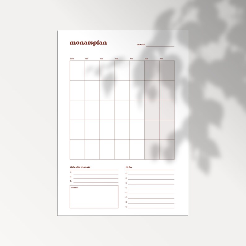 Wochenplaner Block, Habit Tracker, 60 Blatt 24,5 X  Produktbild-Vorschau 12