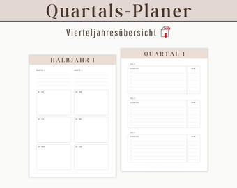 Quarterly goal tracking as a 90-day goal planner to print | Success journal as a planner insert manifestation goals 3 months template