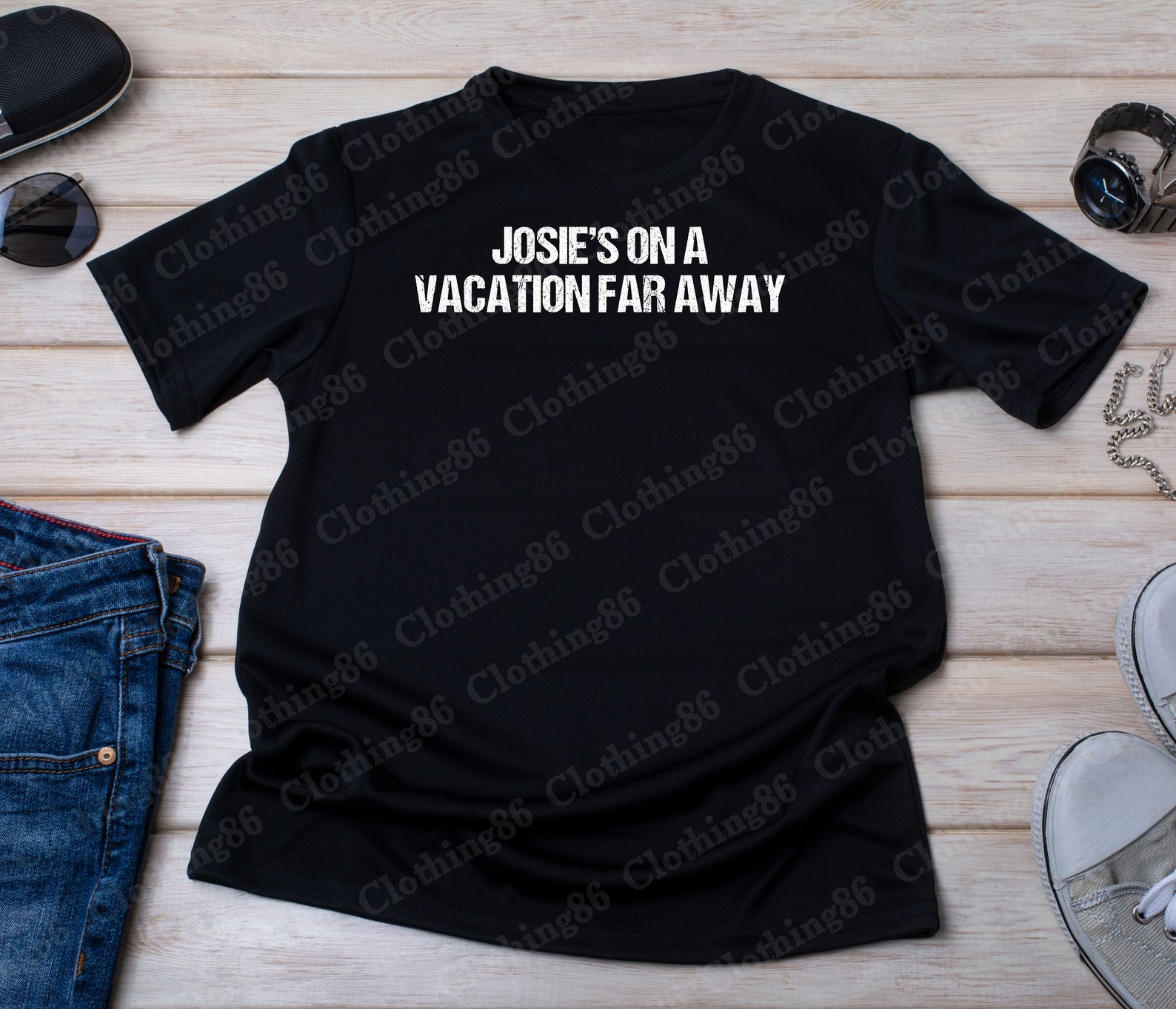 Josie's on a Vacation Far Away Shirt Funny Quote Shirt Etsy