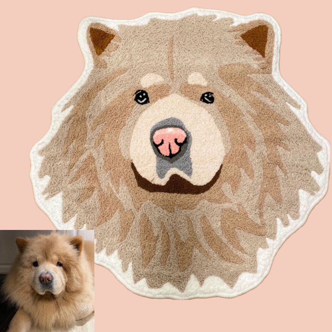 CUSTOM PET RUG - Tufted Rug - Personalised Pet Dog Portrait Rug – FurryTrek