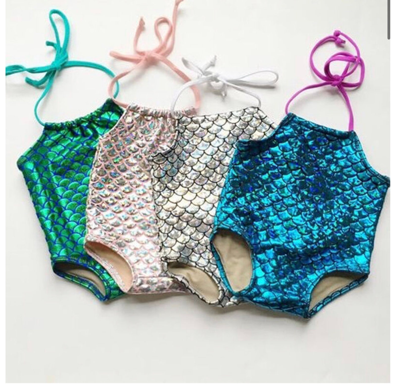 Princess Mermaid Swimming Costume Toddler and Little Mermaid Etsy