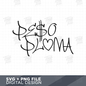 PesoPluma SVG + PNG - Download digitale