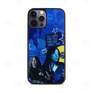Billie Eilish Fan Phone Case - Hit Me Hard and Soft Phone Case - Billie Inspired iPhone Case - Billie Eilish Collage Case